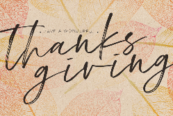 Thanksgiving Postcard - Wonderful Thanksgiving (#4)