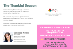 Thanksgiving Postcard - Grateful Heart (#6)