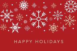 Holiday Postcard - Snowflakes (#6)