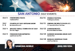 2025 Monthly Events - July (San Antonio)