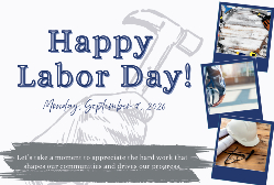 2026 Happy Holidays - Labor Day