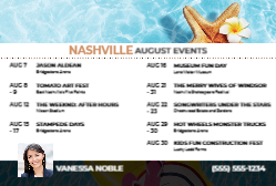 2025 Monthly Events - August (Nashville)
