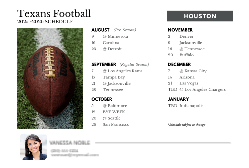 2025-2026 Regular Season Schedule (Houston Texans)