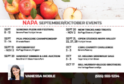 2025 Monthly Events - September/October (Napa)