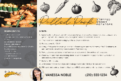 Pulled Pork Stuffed Sweet Potatoes