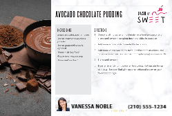 Avocado Chocolate Pudding