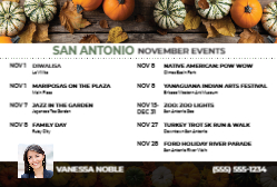 2025 Monthly Events - November (San Antonio)