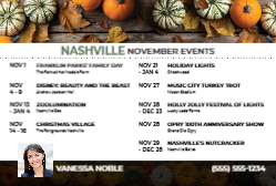 2025 Monthly Events - November (Nashville)