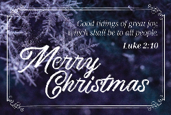 Holiday Postcard - Merry Christmas Good Tidings (18)