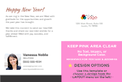 New Year Card - Flowers (#2)