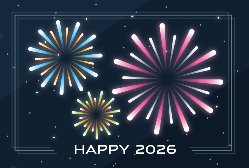 New Year Card - 2026 - Fireworks (#3)