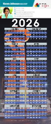 2026 Yearly Calendar (Torch) #1