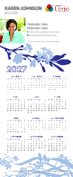 2027 Yearly Calendar (Foliage)