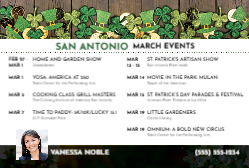 2026 Monthly Events - March (San Antonio)