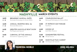2026 Monthly Events - March (Nashville)