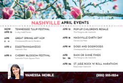 2026 Monthly Events - April (Nashville)