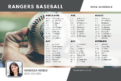 2026 Rangers Baseball Schedule (Dallas)