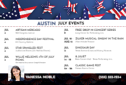 2026 Monthly Events - July (Austin)