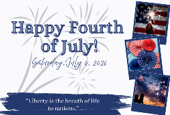 2026 Happy Holidays - 4th of July