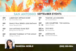 2026 Monthly Events - September (San Antonio)