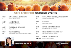 2026 Monthly Events - October (San Antonio)