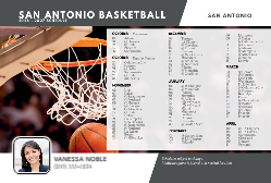 2026-2027 Spurs Schedule (San Antonio)
