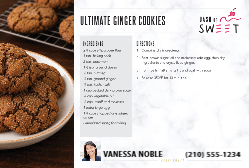 Dash of Sweet - Ginger Cookies