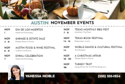 2026 Monthly Events - November (Austin)