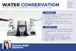 Home Tips - Water Conservation