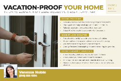 Home Tips - Vacation-Proof Your Home