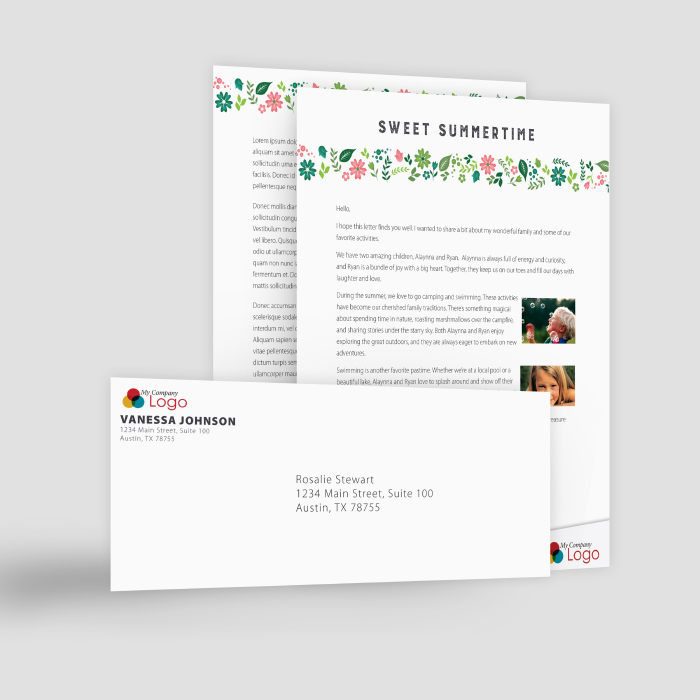Letters - 2 page